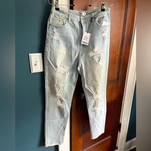 NWT Tinsel Mom Jeans